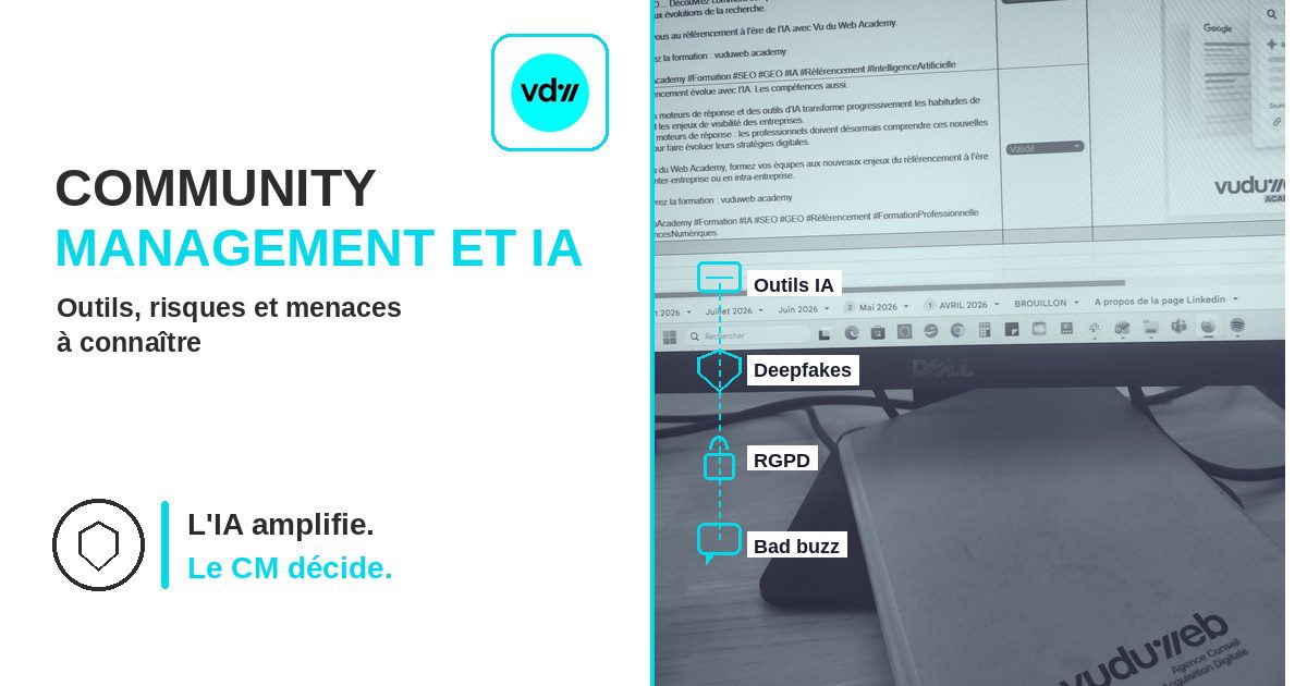 formation community management et IA au sein de Vu du Web Academy Montpellier